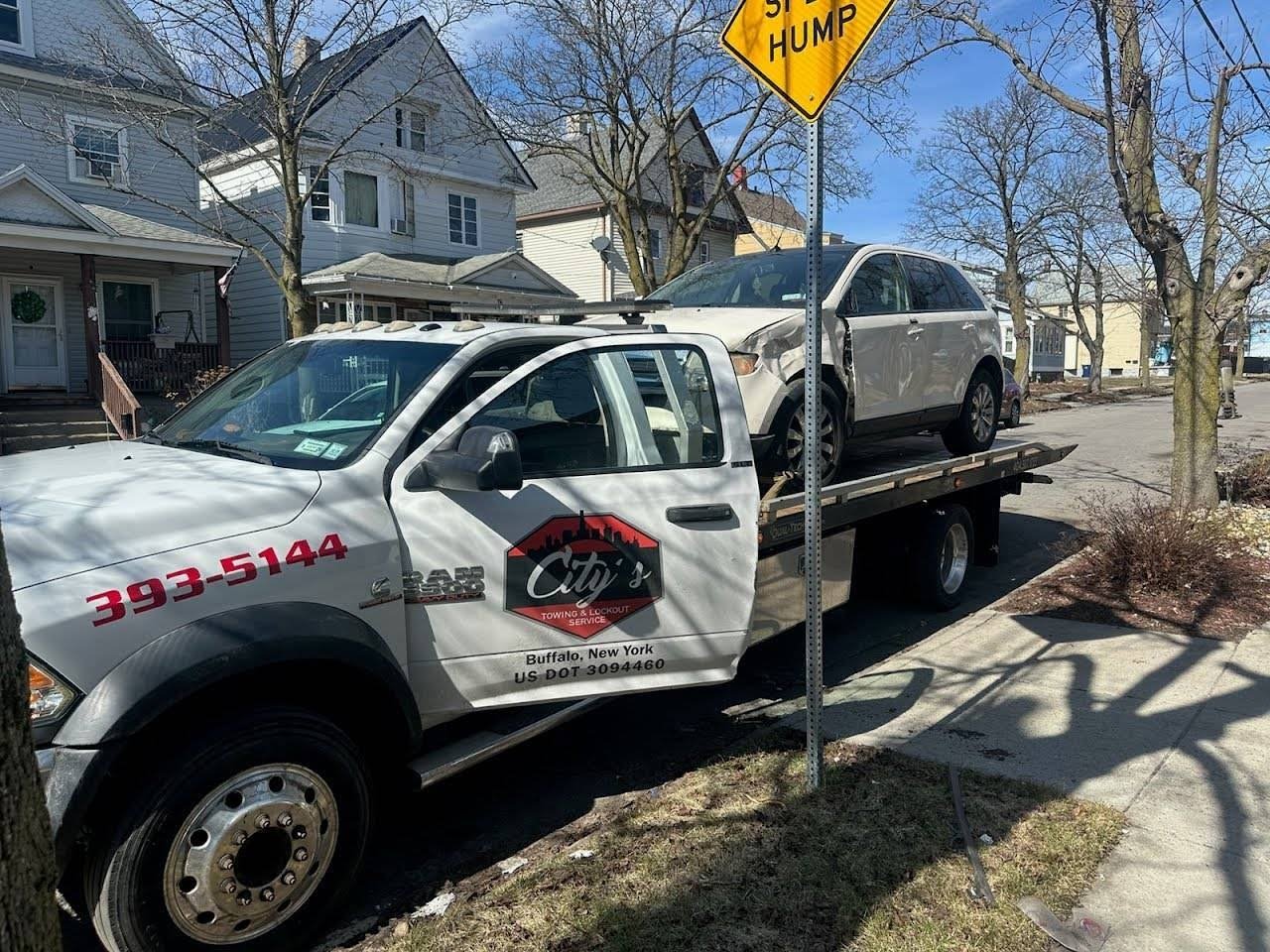 Residential roadside towing Buffalo NY